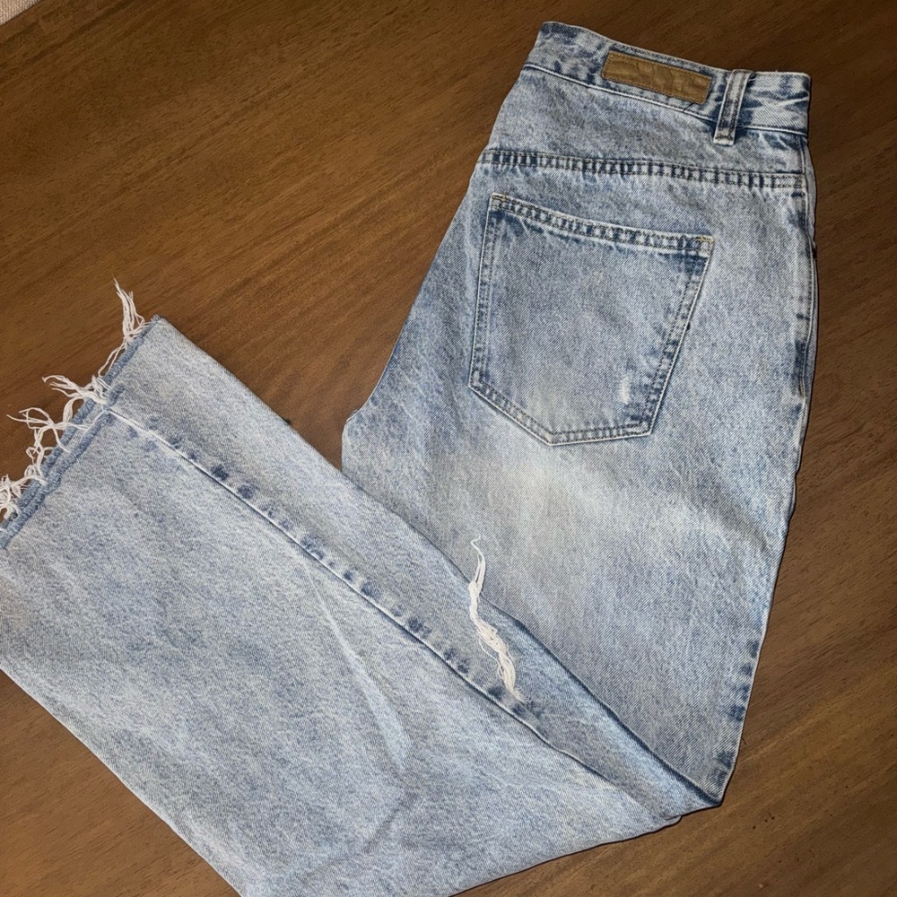 Cotton On Straight Distressed Jeans